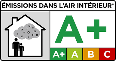 Émisssions dans l'air intérieur A+