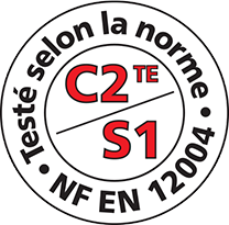 Testé selon la norme NF-EN-12004 - C2TE S1